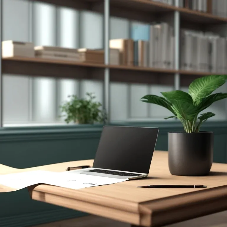 Notary consultation at desk